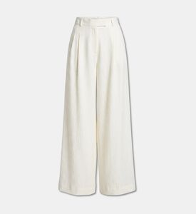 Savanna Textured High-rise Wide-leg Trousers, Packshot View