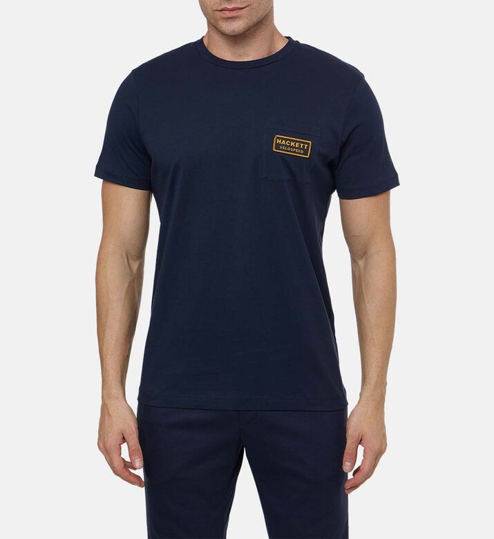 Hackett London Ts Heritage, Blue, S, Model View