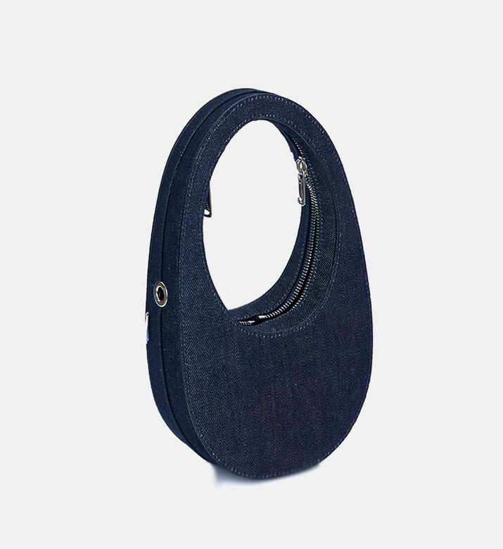 Denim Mini Swipe Shoulder Bag
