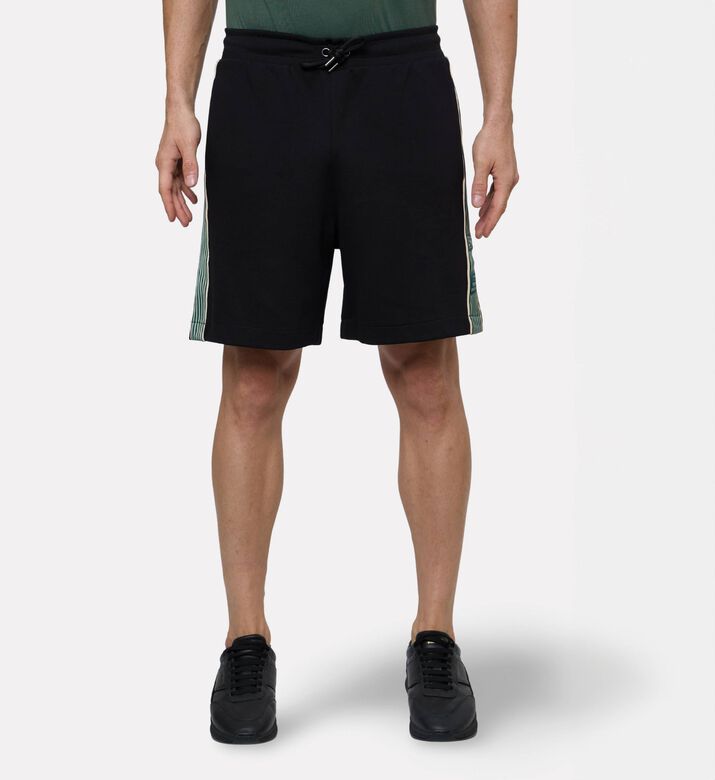 EA7 Cotton-blend Bermuda Shorts, Model View