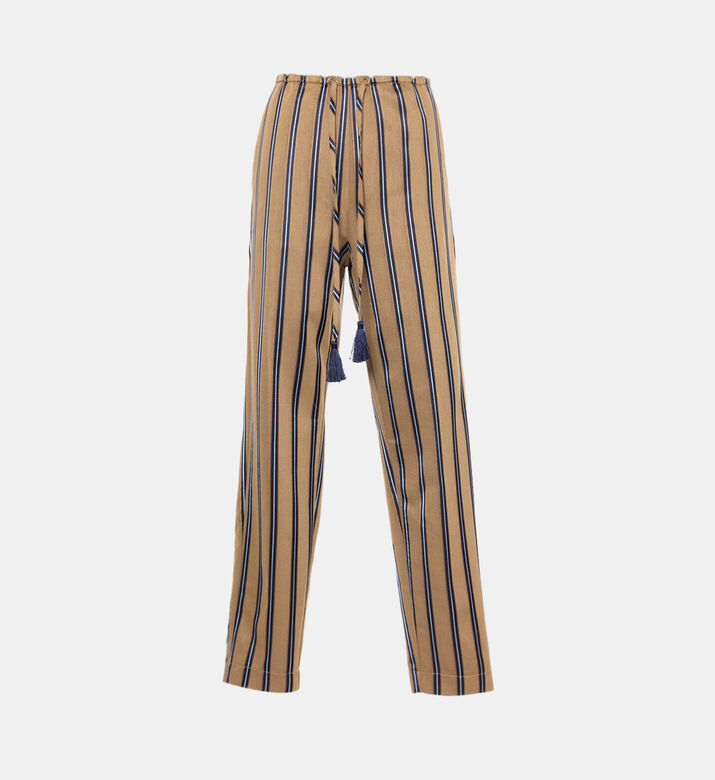 Striped Tapered Trousers