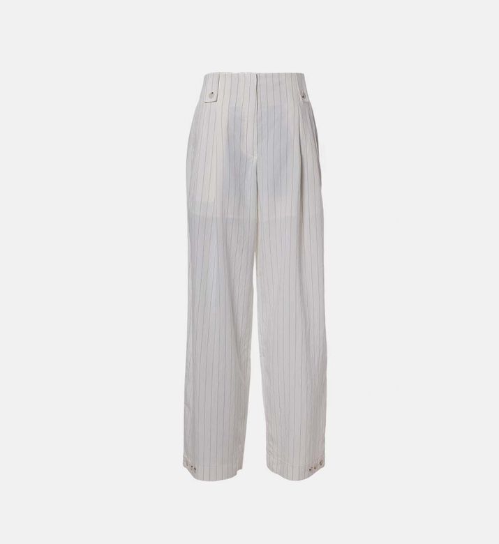 Jenci Pleated Wide-leg Pants