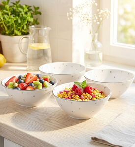 Home Deco and More Heart 4-piece Salad Bowl Set, Packshot View