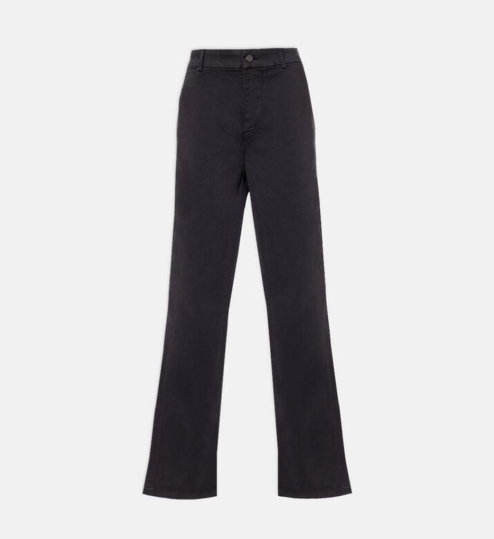 Cotton Straight-leg Pants
