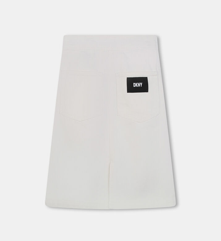 Girl Logo-applique Midi Skirt