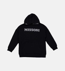 Cotton Zigzag Logo-print Hoodie