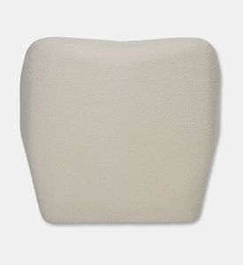 Home Deco and More Pettal Lounge Chair, White, Packshot View