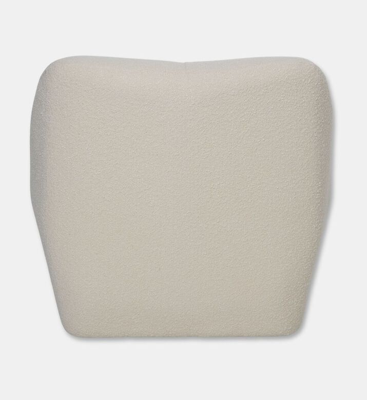 Home Deco and More Pettal Lounge Chair, White, Packshot View