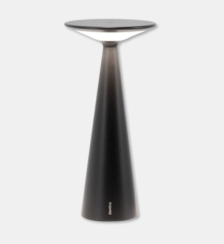 Zafferano Table Lamp Damina, Black, Packshot View