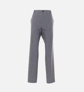 بنطال بمزيج صوف مدبب