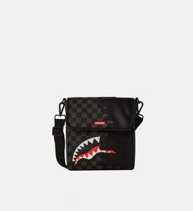 حقيبة ماسنجر بتصميم قرش غير مكتمل