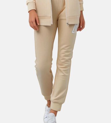 Unisex Side Logo Motif Two-tones Sweatpants
