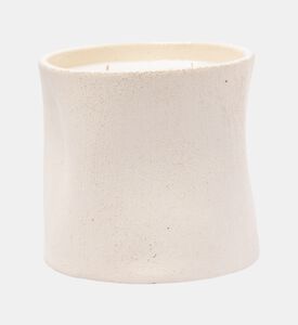 شمعة معطرة كبيرة بتصميم متموج