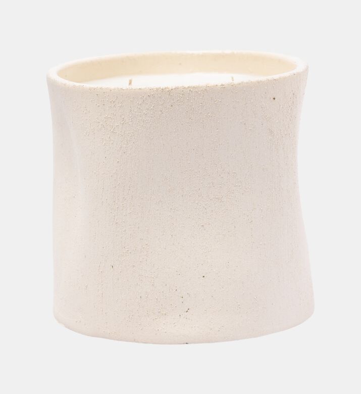 شمعة معطرة كبيرة بتصميم متموج