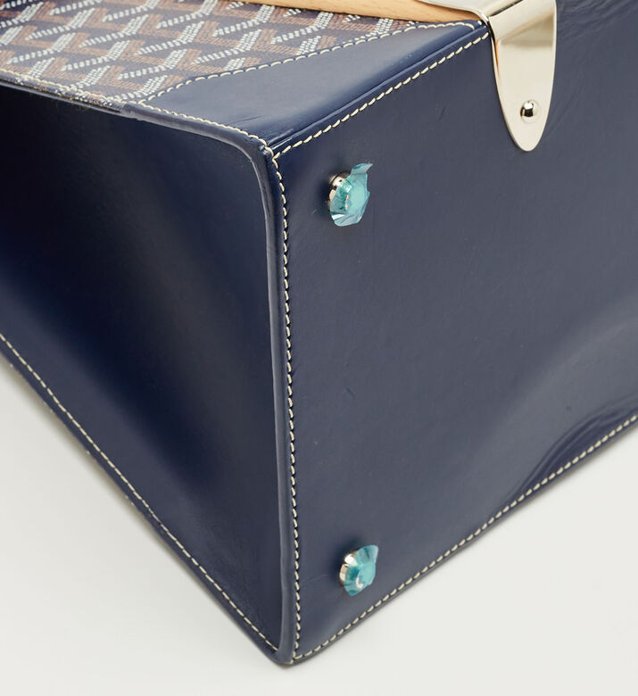 Goyard Preowned Goyardine Coated Canvas Mm Top Handle Bag, Packshot View