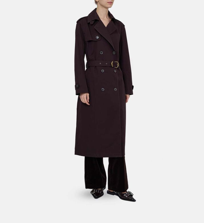Kenar Double-breasted Trench Coat