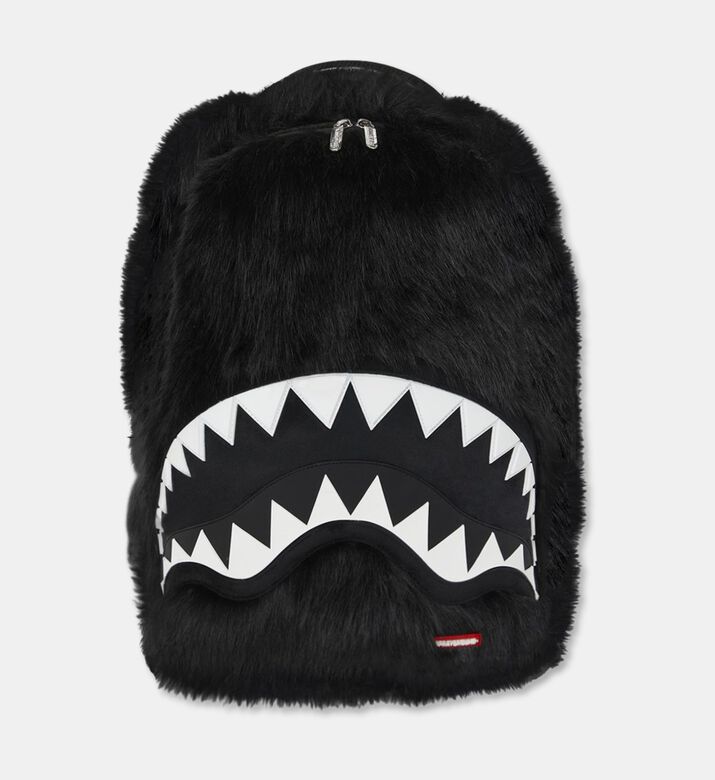 Sprayground Faux-fur Check-print Backpack, Packshot View