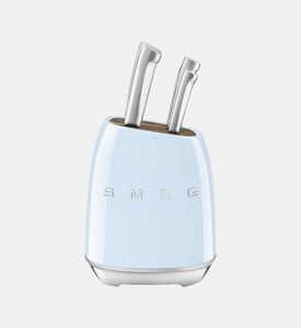 Smeg 6-piece Stainless Steel Knife Block Set, Packshot View