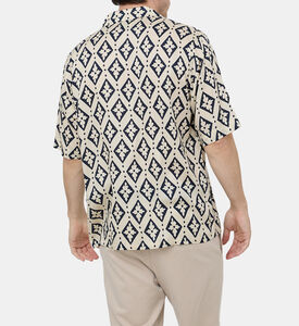 Geometric Flower Printed Shirt Geometric Flower Printed Shirt