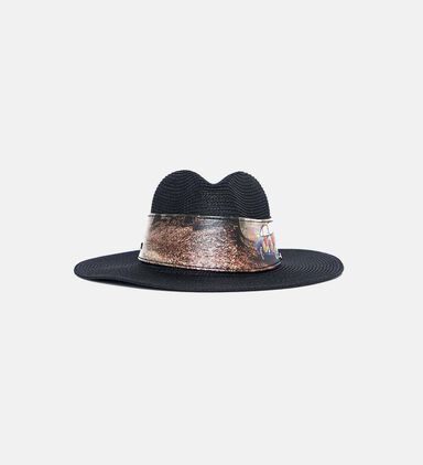 Vintage Car Illustration Fedora-style Hat