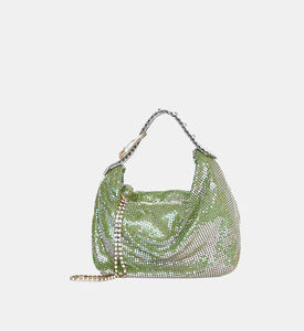 حقيبة يد مزينة بكريستال