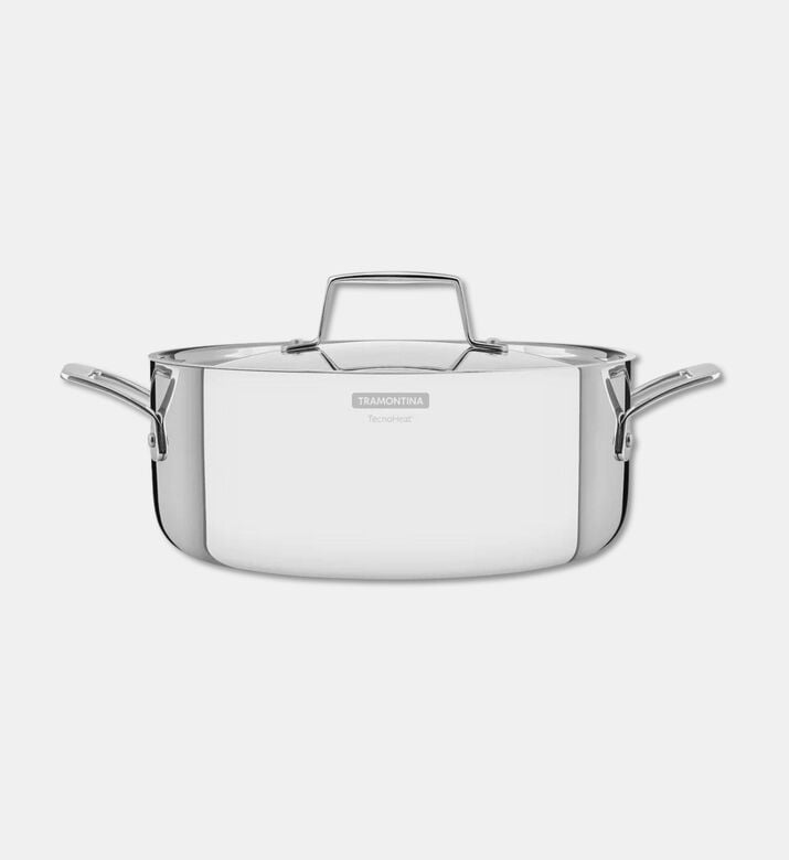 Tramontina Casserole Grano, Silver, 24-cm, Packshot View
