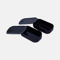Bento Leaf-print Cutlery Lunchbox