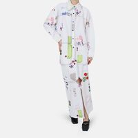 Hummus Corduroy Oversized Shirt