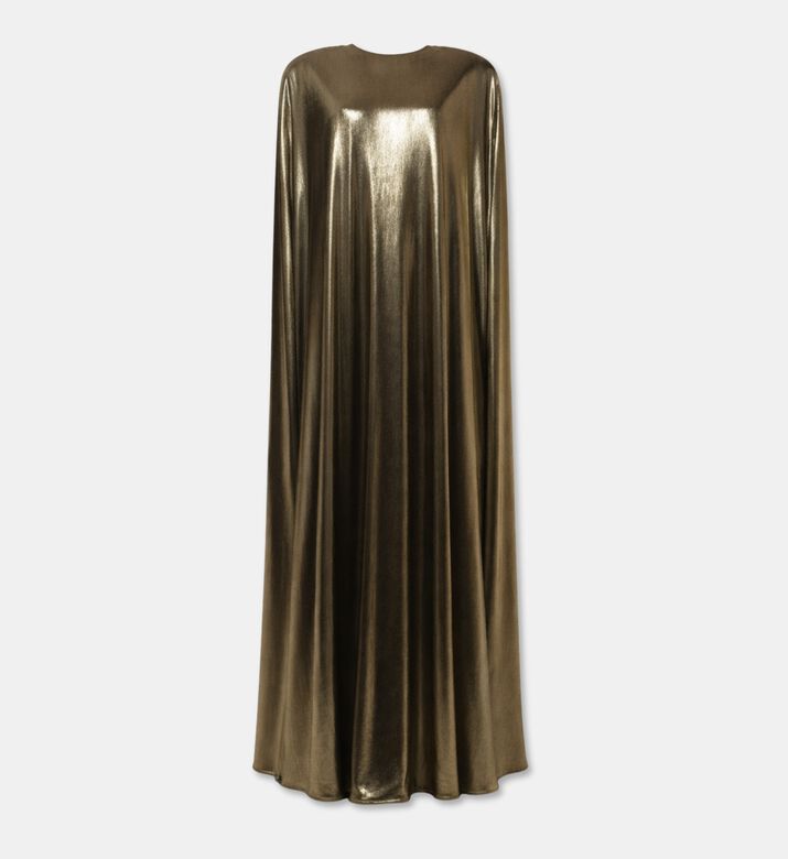 I Am The Company Nour Gold Foil Abaya, Packshot View