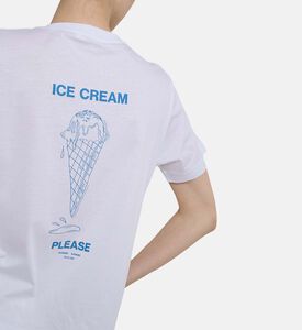 تيشيرت ساكامينو مطبوع بقصة عادية