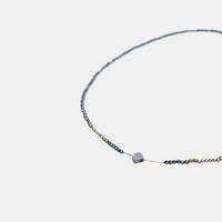 Hematite Heart Charm Necklace