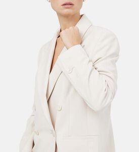 سترة تويل مزدوجة الصدر