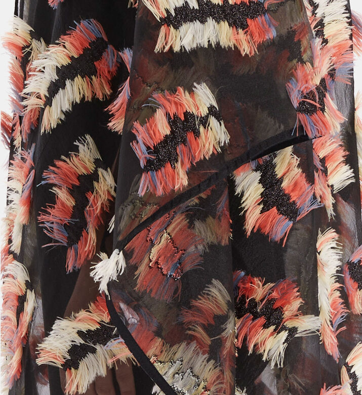 جمبسوت بأكمام من التول