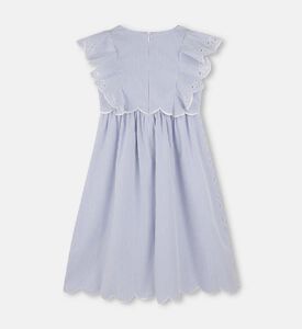 Striped Pattern Flared Dress