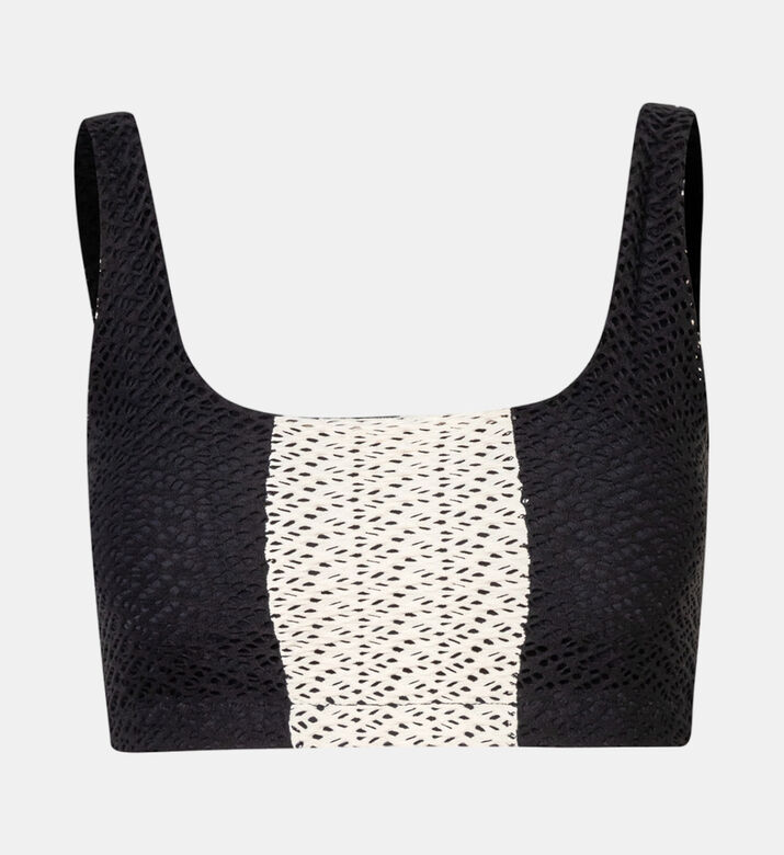 Cali Nilo Textured Crop Top
