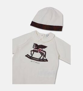 Etro Peter Pan Collar Babygrow Set, Packshot View