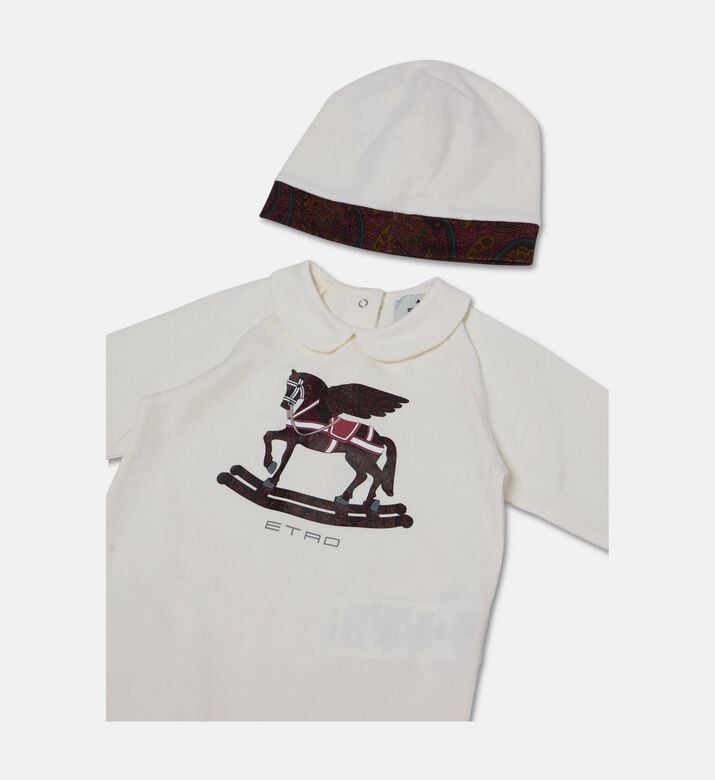 Etro Peter Pan Collar Babygrow Set, Packshot View
