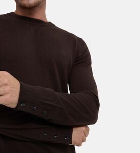 The Kooples Embroidered Logo-detail Tailored Sweater, Model View