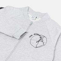 Cotton Athletic Bomber Jacket