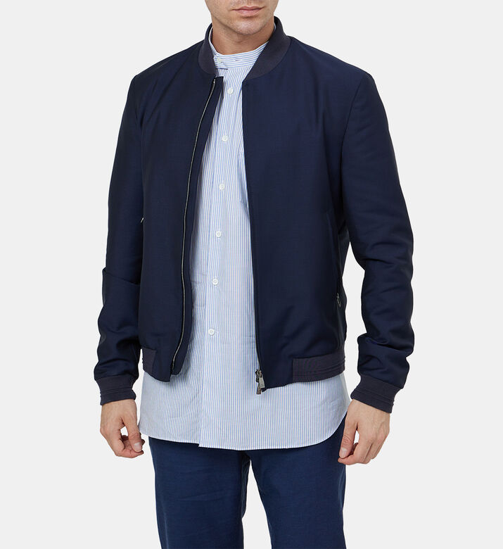 Wool Mohair Bomber Jacket