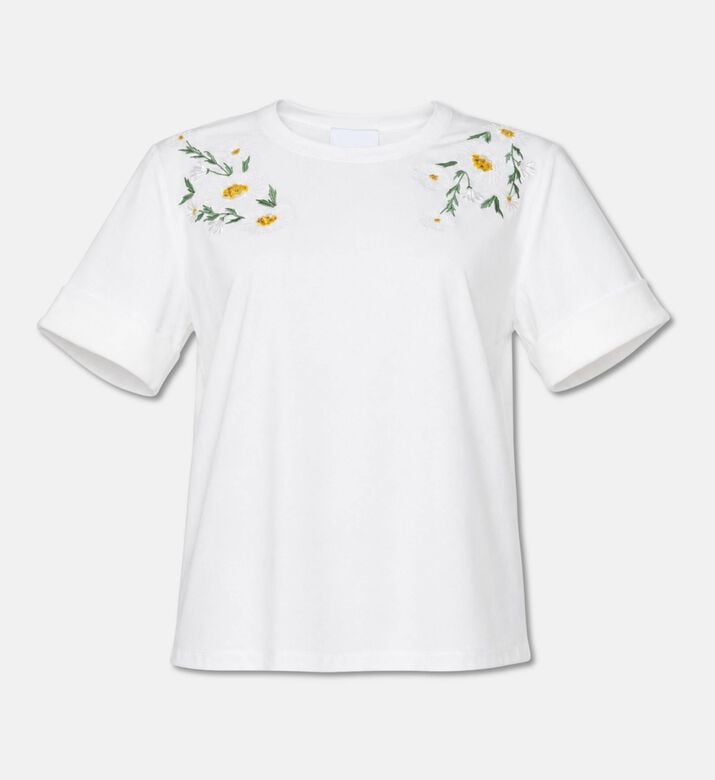 Weill Embroidered Daisy T-shirt, Packshot View