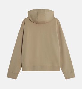 Oversized Long-sleeve Hooded Sweatshirt