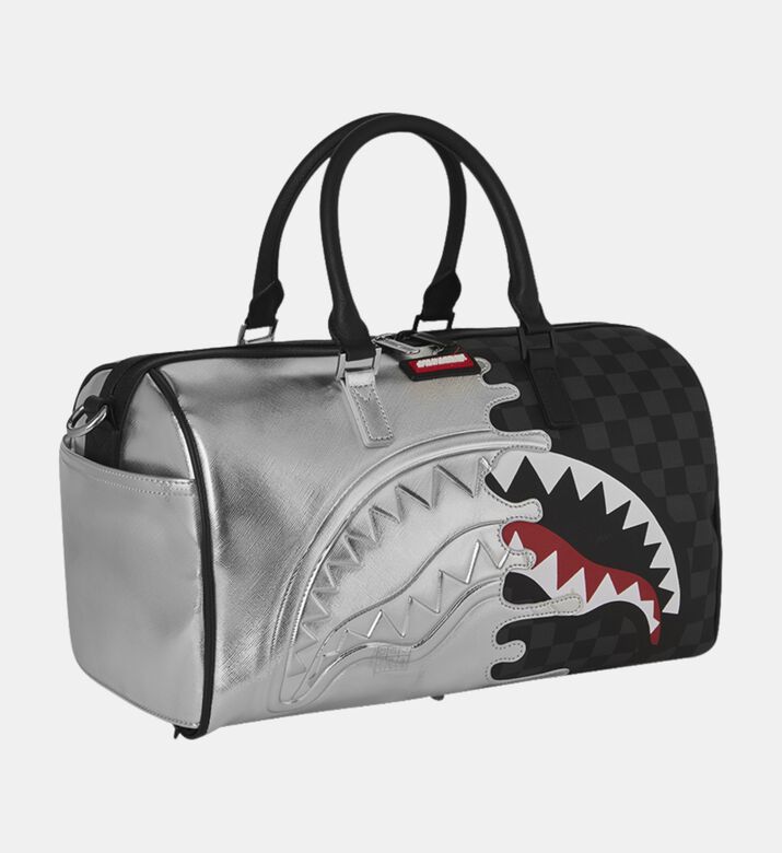 Sprayground Silver Side Drip Luxury Tote, Packshot View
