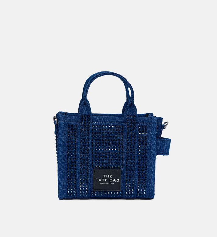 The Crystal Denim Small Tote Bag