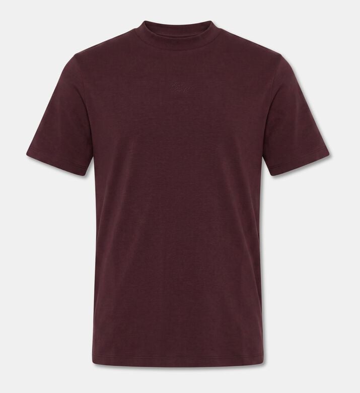 Karl Lagerfeld Cotton Tonal Chest-detail T-shirt, Packshot View