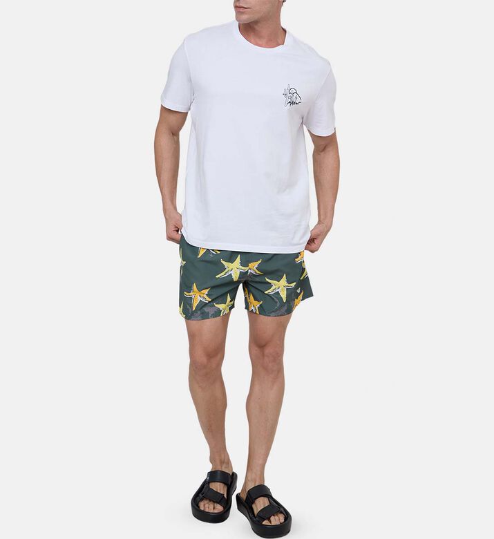 Starfish Print Swim Shorts Starfish Print Swim Shorts