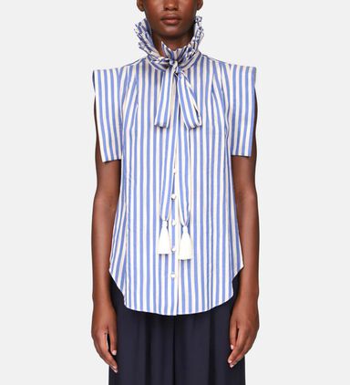 Prunette Romantic Collar Shirt