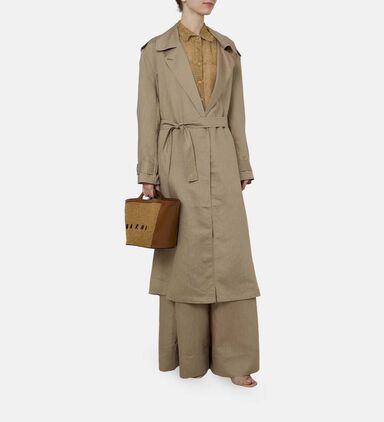 Soleil Adjustable Waist Strap Trench Coat