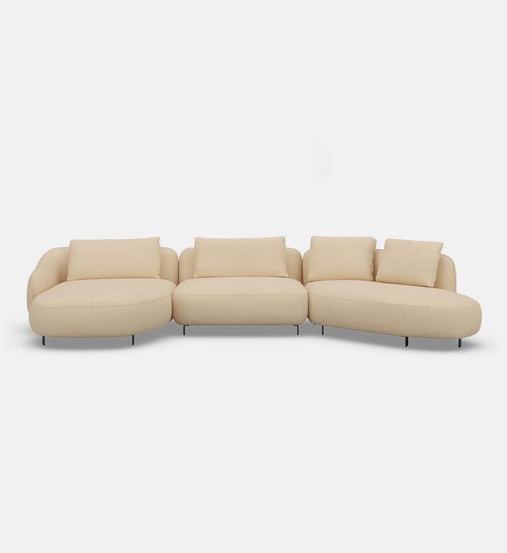Curved L-shape Corner Sofa