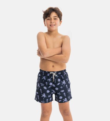 Mini Navy Aquatica Swim Shorts